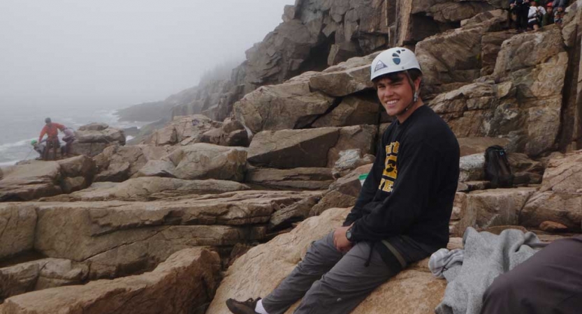 teen rock climbing course